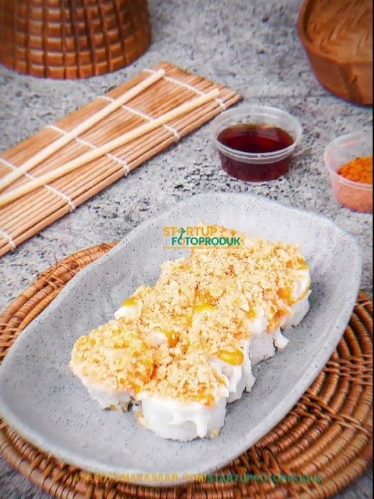 Foto makanan siomay untuk promosi